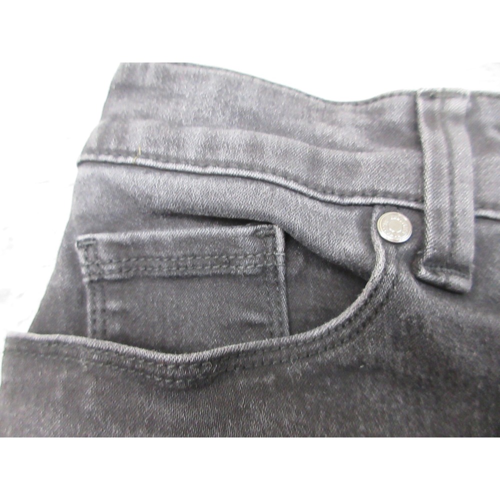 Bandolino Amy Straight Jeans Women 14 Black Charcoal Wash Mid Rise Stretch Denim - Picture 5 of 16